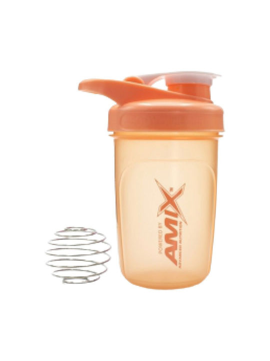 Amix Shaker Πρωτεΐνης 300ml Πλαστικό Πορτοκαλί