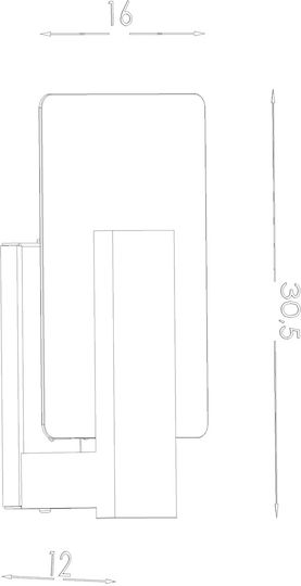 Sollux Lappo Modern Lamp Wall with Socket E14 Beige 14x15.5x14cm