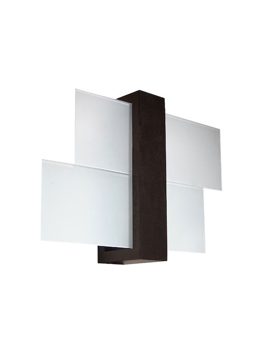 Sollux Feniks Modern Lumină de Perete cu Soclu E27 Maro 50x20x20cm