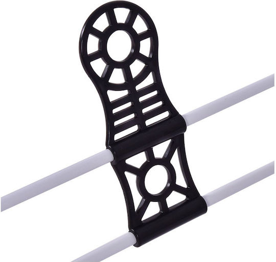 Costway Stainless Steel Folding Floor Clothes Drying Rack 137x56cm
