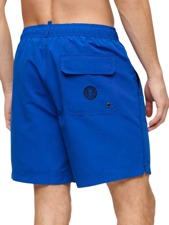 Superdry D2 Ovin Vintage Polo Men's Swimwear Shorts Blue