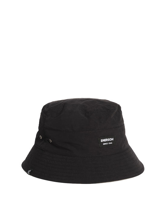 Emerson Fabric Men's Hat Bucket Style Black