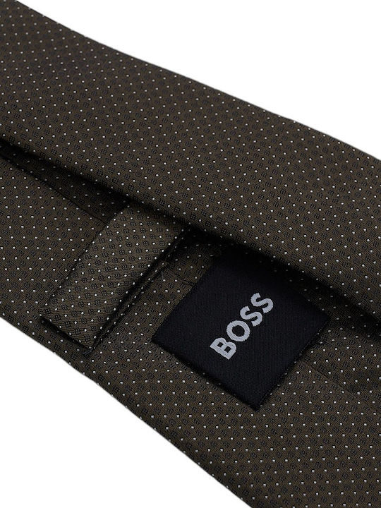 Hugo Boss Cravată pentru Bărbați în Culorea Verde