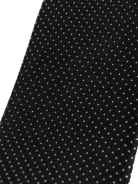 Karl Lagerfeld Ανδρική Γραβάτα με Σχέδια σε Λευκό Χρώμα
