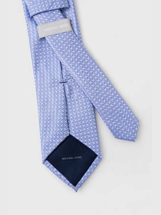 Michael Kors Men's Tie Printed in Light Blue Color