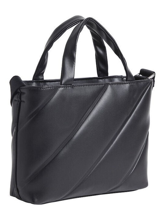 Micro Damen Tasche Tote Hand Schwarz