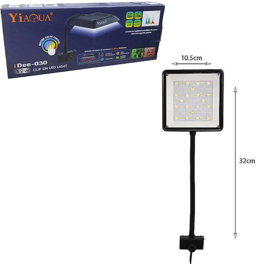 Yiaqua Lamp Led Lamp for Aquarium Lighting 12W