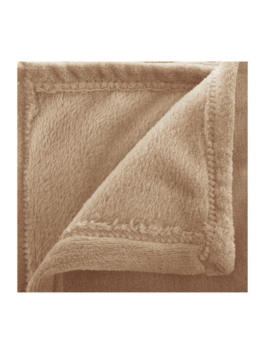 Ριχτάρι Πολυθρόνας Fleece 130x180εκ. Linen