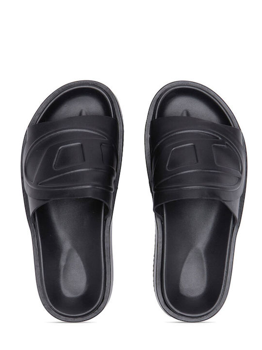 Saslide D Oval Слайдове в Черен Цвят