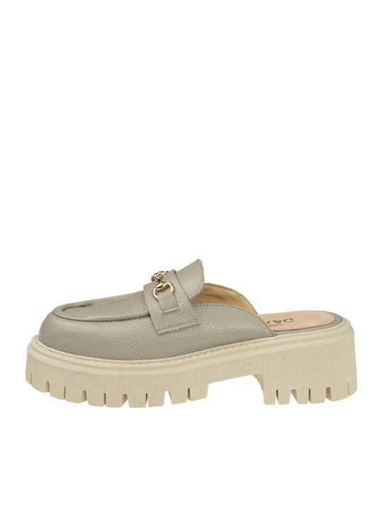 Flat Mules σε Γκρι Χρώμα
