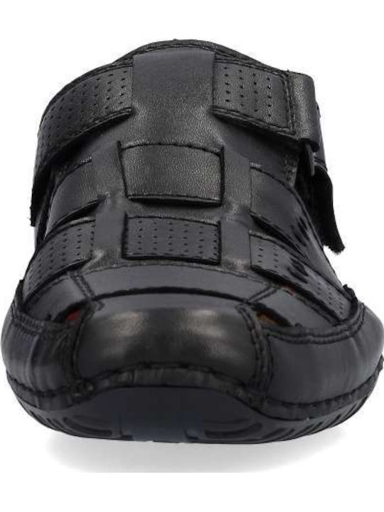 Herrensandalen in Schwarz Farbe