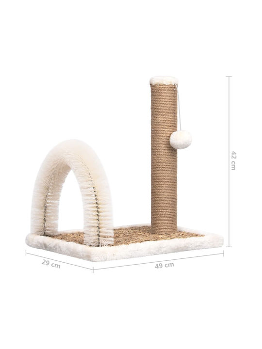 vidaXL Ονυχοδρόμιο Στύλος Καφέ 49x29x42εκ.