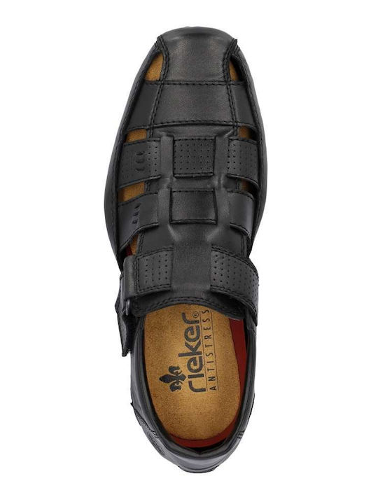 Herrensandalen in Schwarz Farbe