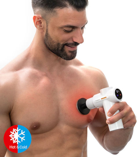 InnovaGoods Hokgun Πιστόλι Μασάζ για τον Αυχένα, το Κεφάλι & το Σώμα με Δόνηση και Λειτουργία Θέρμανσης Πράσινο
