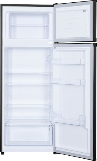 Heinner Ψυγείο Δίπορτο 206lt Υ143xΠ54.5xΒ55.5εκ. Μαύρο HF-H2206BKE++