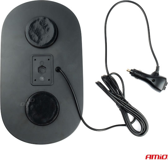AMiO Φάρος Αυτοκινήτου LED 12 / 24V 32.8cm με Πορτοκαλί Φωτισμό