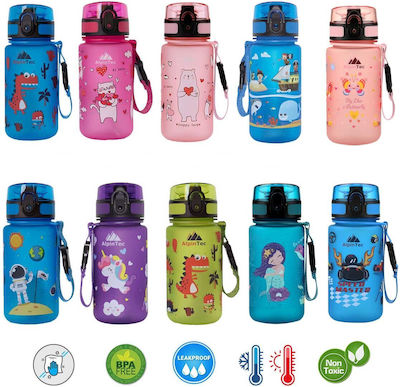 AlpinPro Kids Water Bottle Butterfly Plastic Butterfly 350ml