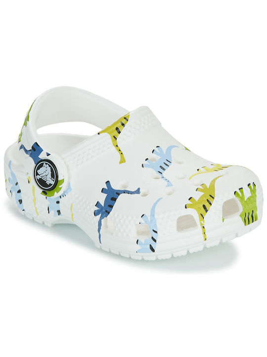 Crocs Classic Kids Beach Clogs White