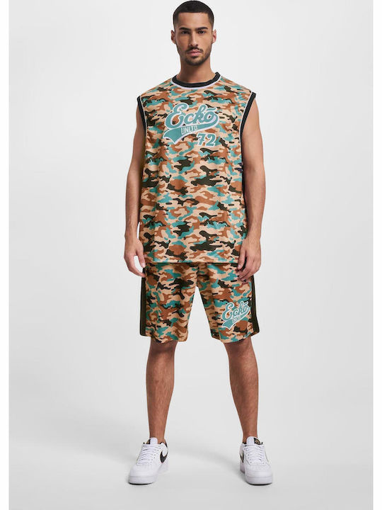Bermudă Sportivă de Bărbați Camuflaj