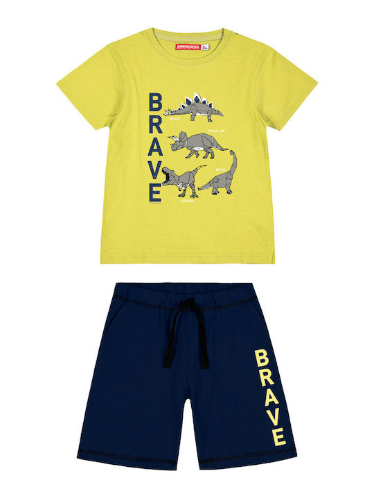 Energiers Kids Set with Shorts Summer 2pcs Ink