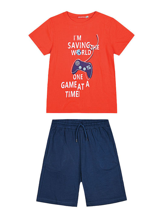 Energiers Kinder Set mit Shorts Sommer 2Stück Blue