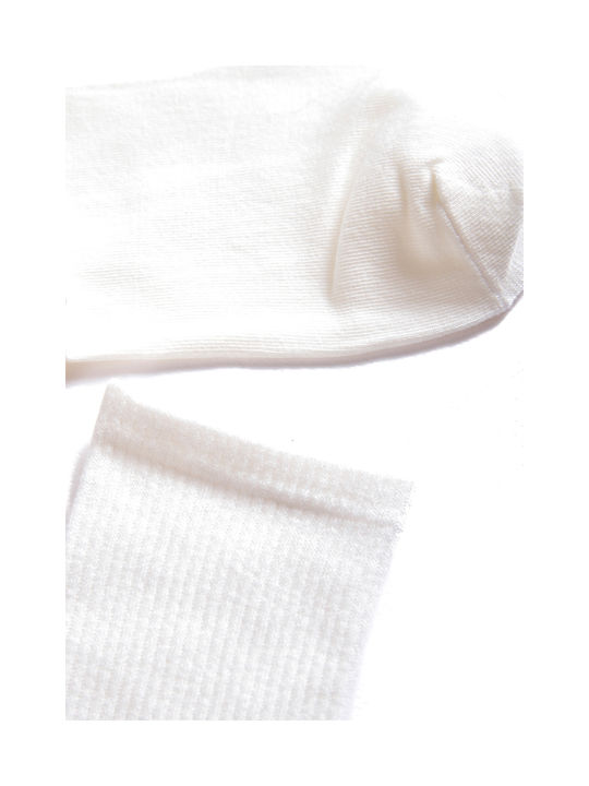 Comfort Women's Solid Color Socks White