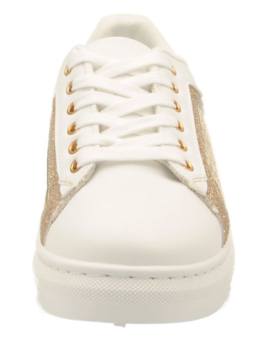 Renda Damen Sneakers White / Gold