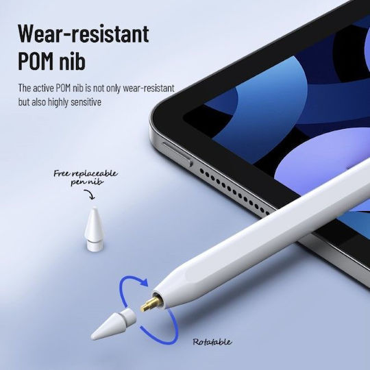 Dux Ducis SP-05 Ψηφιακή Γραφίδα Αφής με Palm Rejection για iPad σε Λευκό χρώμα
