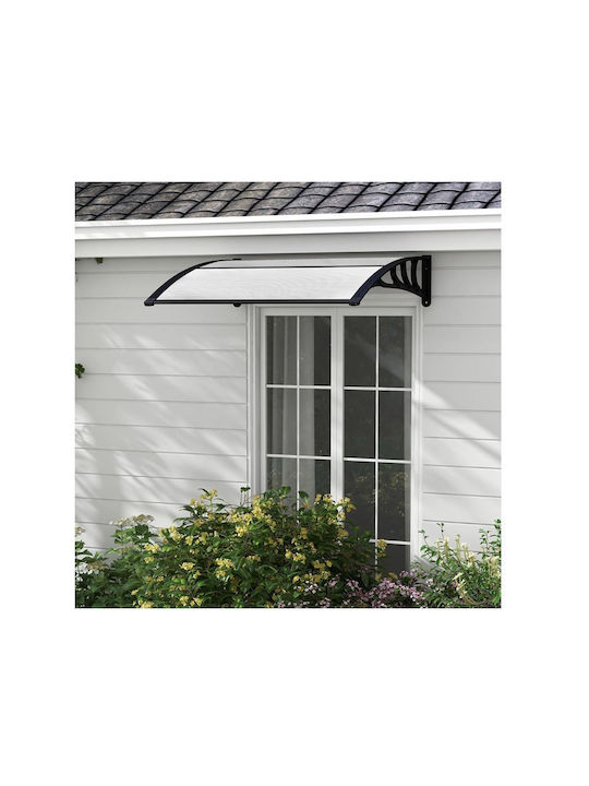 Costway Polycarbonat Kapuzinerdach P122xB99cm