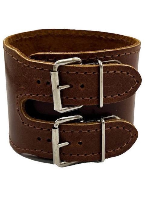 ByLeather Ανδρικό Βραχιόλι με Όνομα από Δέρμα 5cm