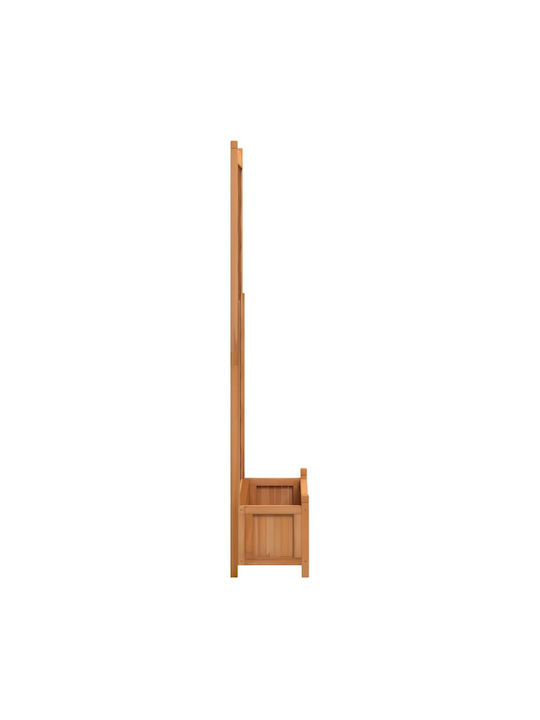 vidaXL Pot Wooden Brown 35cm.