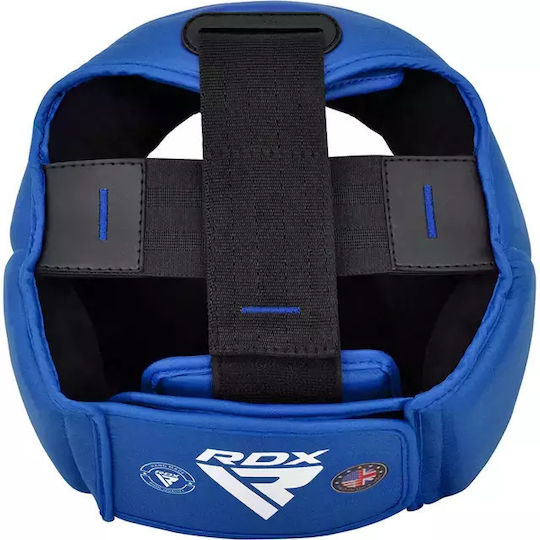 RDX Adult Full Face Boxing Headgear Synthetic Leather Blue