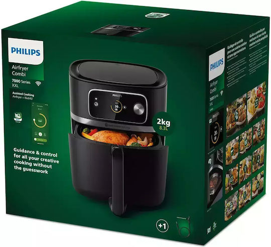 Philips Series 7000 Air Fryer με Wi-Fi 8.3lt Μαύρο