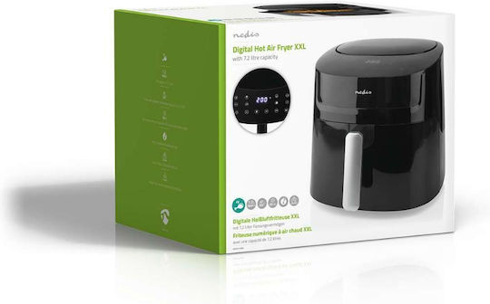 Nedis Heißluftfritteuse mit Wi-Fi 7.2Es Schwarz KAAF170BK