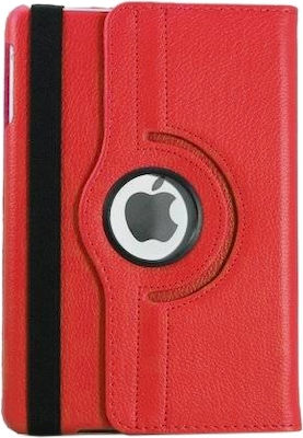 Ipad 9.7 2018 Flip Cover Leather Rotating Durable Red iPad 9.7 (2018), iPad 9.7 (2017), Air 2 S-IP5D-0052R