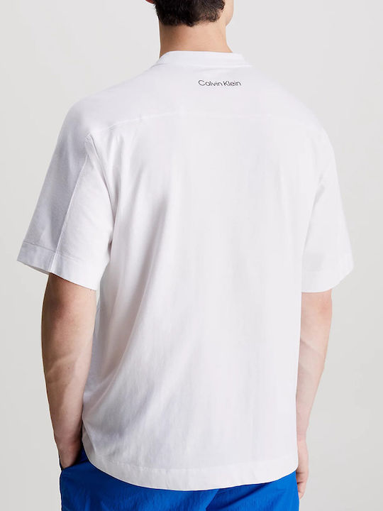 Calvin Klein Ανδρικό T-shirt Κοντομάνικο Λευκό