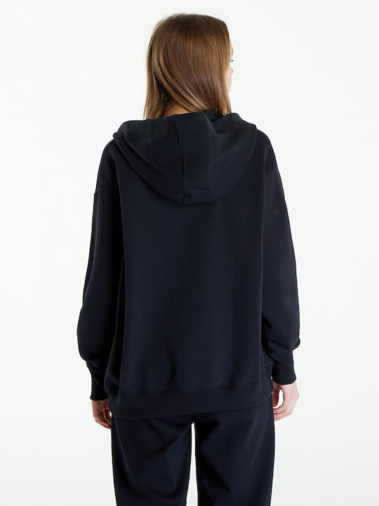 Project Rock Long Women's Sweatshirt Jacket Hooded Black