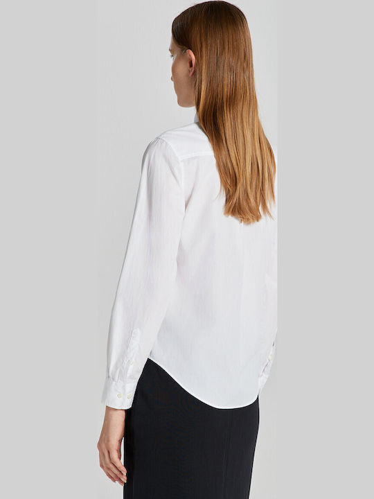 Women's Long Sleeve Shirt White