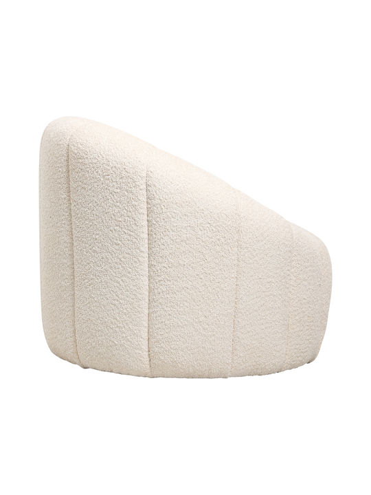 Moby Two-Seater Couch Ecru 148x83x66cm