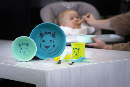 Sophie La Girafe Feeding Set made of Silicone for 6+ months