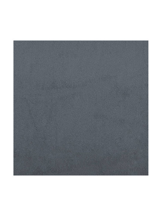 Three-Seater Velvet Dark Grey Couch 212x77x80 cm 359540