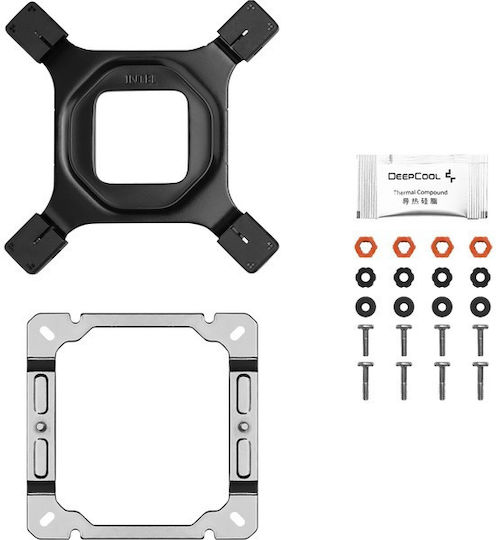Deepcool AK500S Digital Ψύκτρα Επεξεργαστή για Socket AM4/AM5/1200/115x/1700 με ARGB Φωτισμό Λευκή