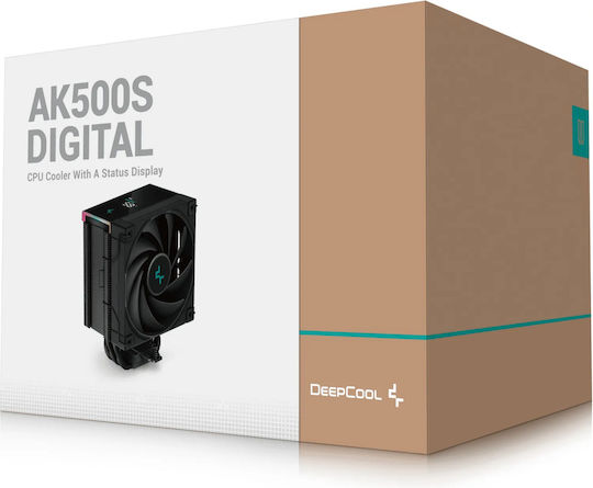 Deepcool AK500S Digital Ψύκτρα Επεξεργαστή για Socket AM4/AM5/1200/115x/1700 με ARGB Φωτισμό