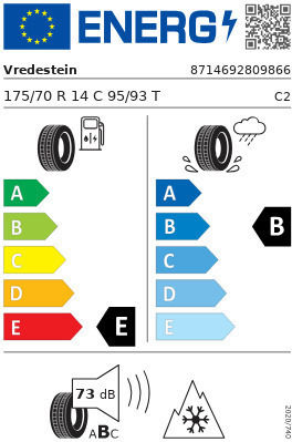 Vredestein 175/70R14 95E-Commerce-Website Winter Reifen