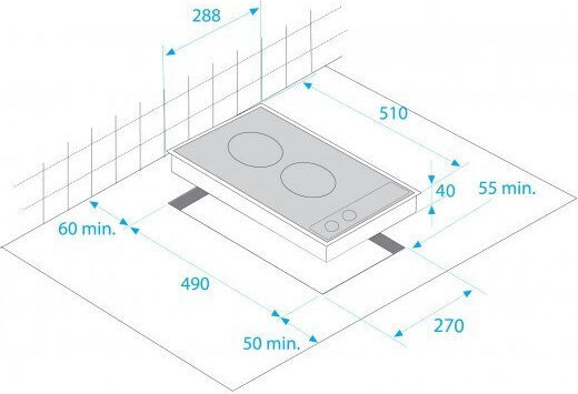 Beko Domino With Frame Autonomous 28.8x51εκ.