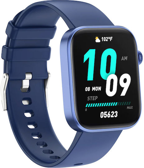 Colmi P71 45mm Smartwatch with Heart Rate Monitor (Blue)