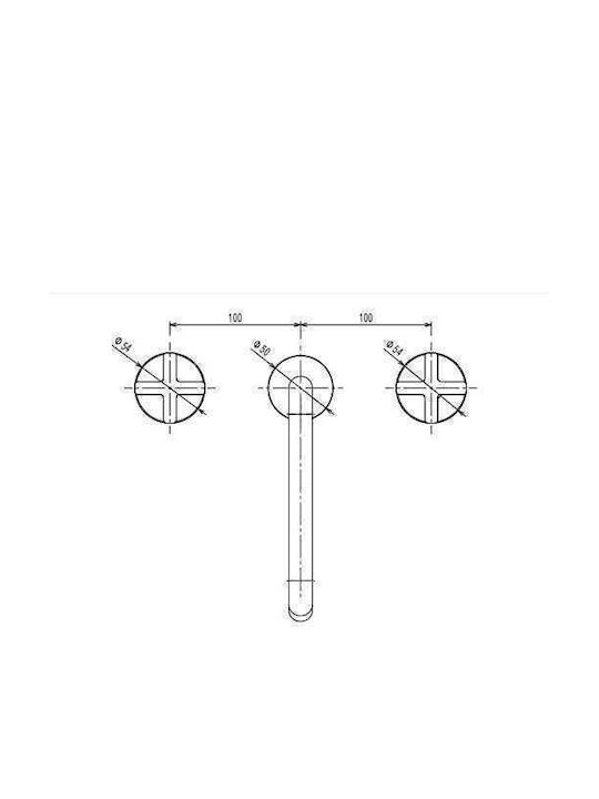 La Torre Chrome Mixing Sink Faucet Silver