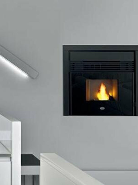 Eva Calor Cerino Kaminofen Kassette Pellet Warmluft 7kW
