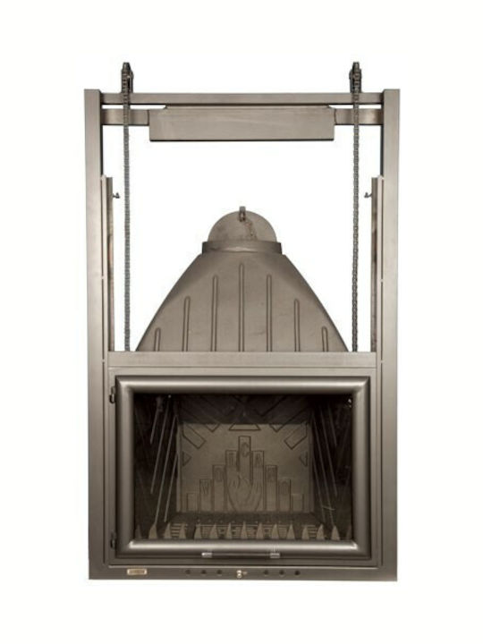 Volcano Kaminofen Holz Warmluft 10.6kW mit Schiebetür