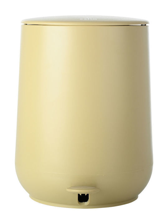Estia Fjord Plastic Bathroom Basket Soft Close 5lt Beige